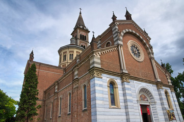 Fototapeta na wymiar Kościół Bożego Ciała. Piacenza. Emilia-Romagna. Włochy.