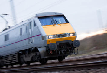 Naklejka premium Passenger train