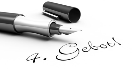 4. Gebot! - Stift Konzept