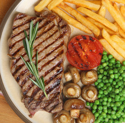 Sirloin Steak Meal Dinner