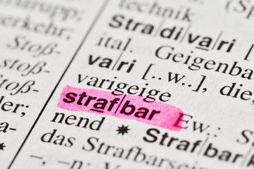 strafbar