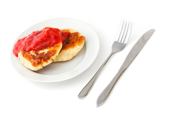 Plate of pancakes