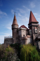 Fototapeta na wymiar Corvinilor Castle - Hunedoara, Romania