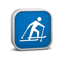 Cross country skiing sign