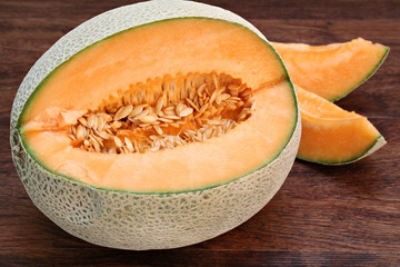 Fresh Cantaloupe or Muskmelon