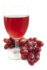 Glass of Red Grape Juice