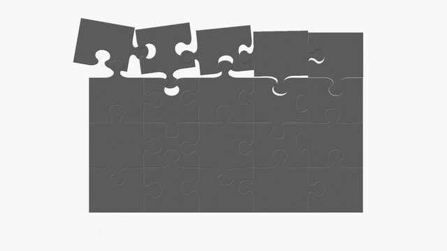 Pi&egrave;ces de puzzle - assemblage et s&eacute;paration