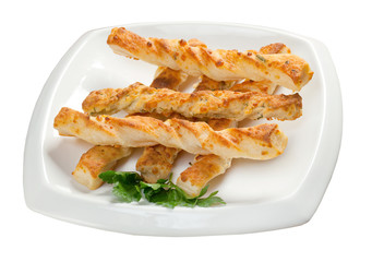Toasted baguette slices
