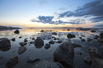 Scenic view at swedish coast