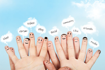 Social netowrk concept