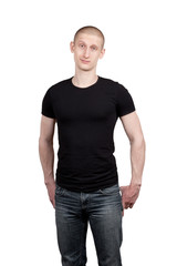 Fototapeta premium Portrait Of A Bald Man