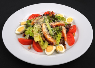 beautiful and tasty food on a plate