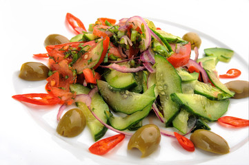 beautiful and tasty food on a plate
