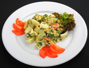 beautiful and tasty food on a plate