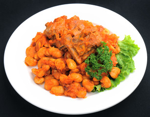 beautiful and tasty food on a plate