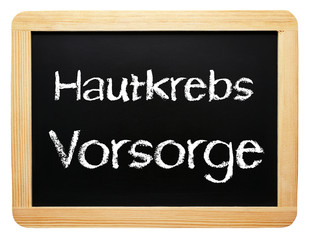 Obraz premium Hautkrebs Vorsorge