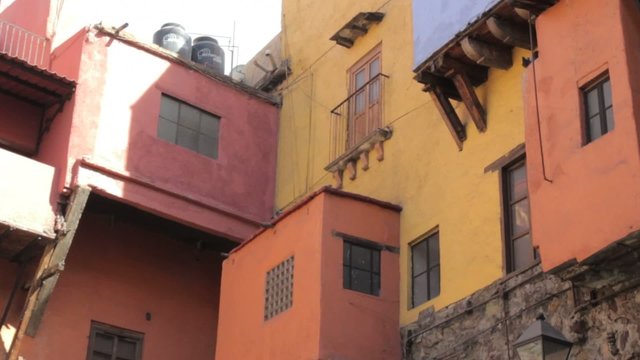 The colors in houses of Mexico