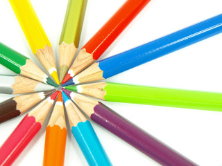 Fototapeta premium Colored pencils
