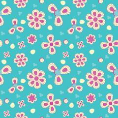 Fun abstract seamless pattern