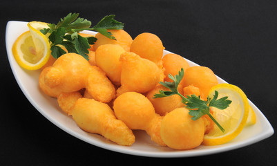 beautiful and tasty food on a plate