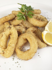 Calamares rebozados