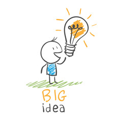 concept bulb drawing