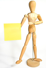 Notizzettel Puppe