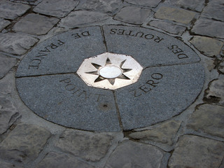 Point zéro des routes de France