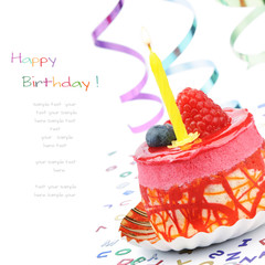 Colorful birthday cake - 40855510