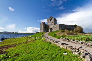 Fototapeta na wymiar Dunguaire zamek niedaleko Kinvarra w hrabstwie Galway, Irlandia