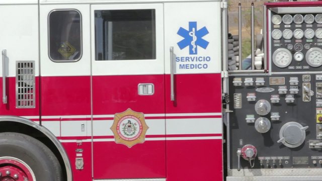 Firefighter truck