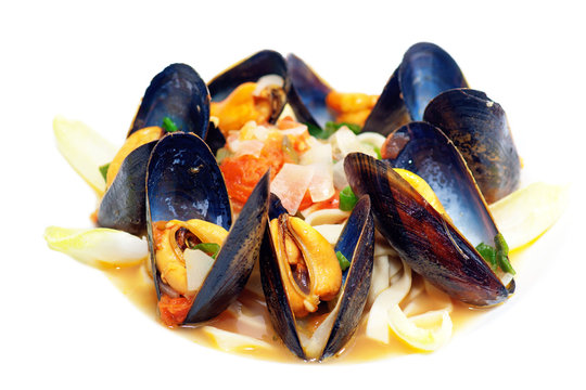 Blue Mussels Dish