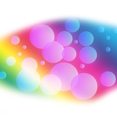 abstract background with bubbles