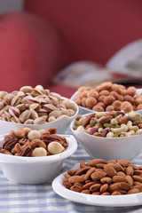 Mixed Nuts in Bowls