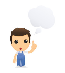 funny cartoon mechanic