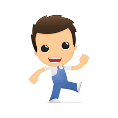 funny cartoon mechanic