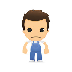 funny cartoon mechanic