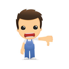 funny cartoon mechanic