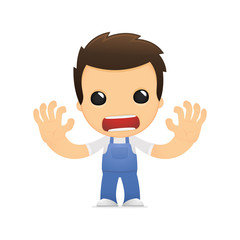 funny cartoon mechanic