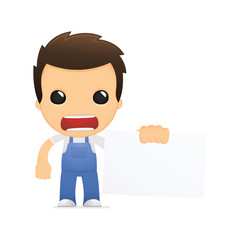 funny cartoon mechanic