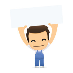 funny cartoon mechanic