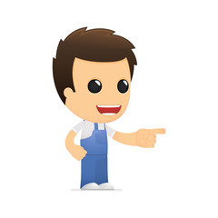 funny cartoon mechanic