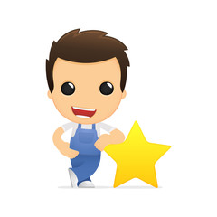 funny cartoon mechanic