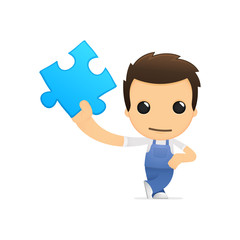 funny cartoon mechanic