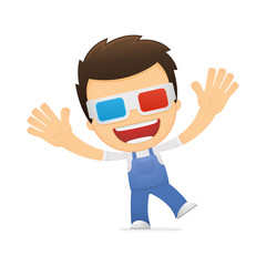 funny cartoon mechanic