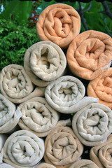 wash cloth pattern and background