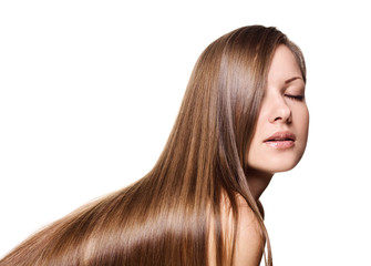 woman with long healthy hair