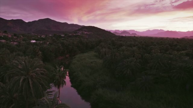 Rio mulege by sunset