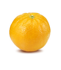 Orange fruit isolated on white background
