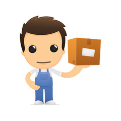 funny cartoon mechanic